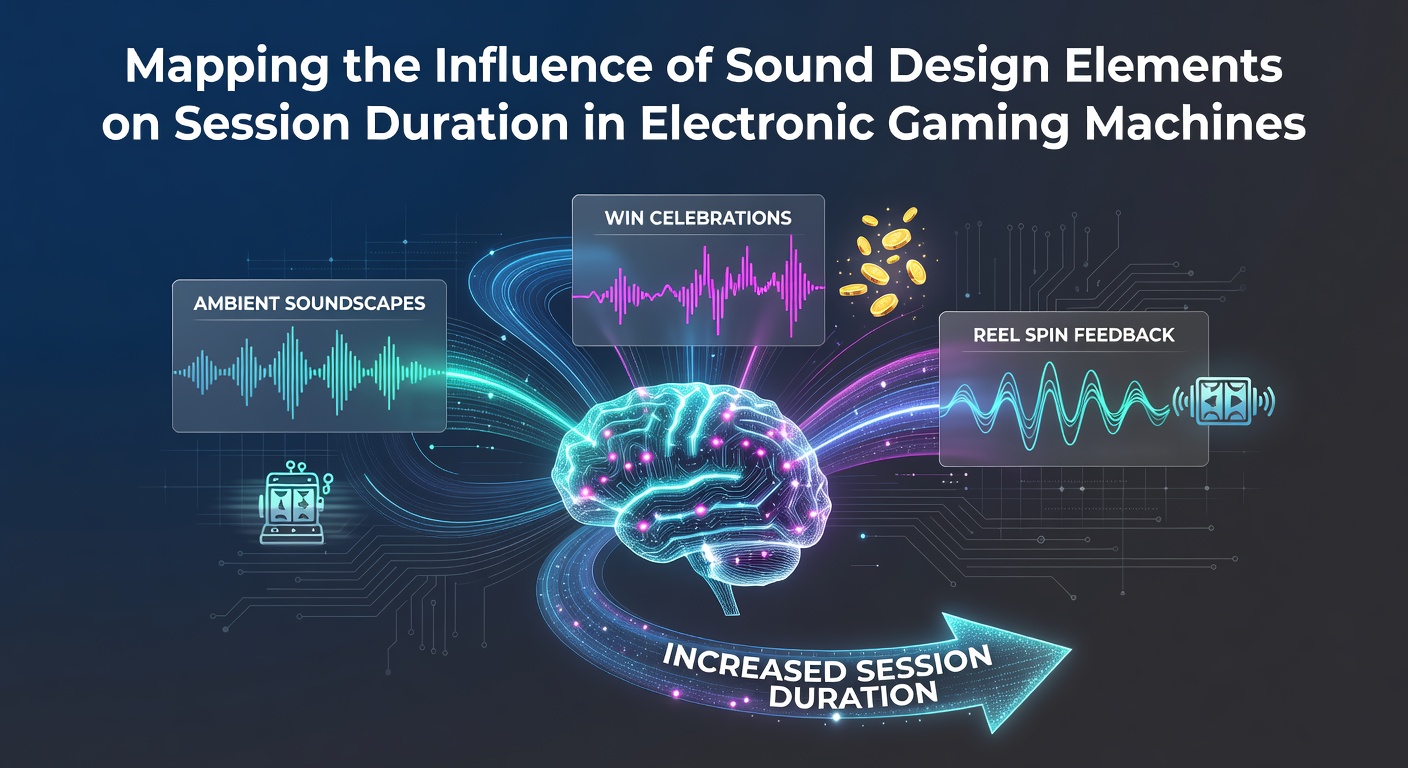 Electronic gaming machine interface with layered sound visualization elements