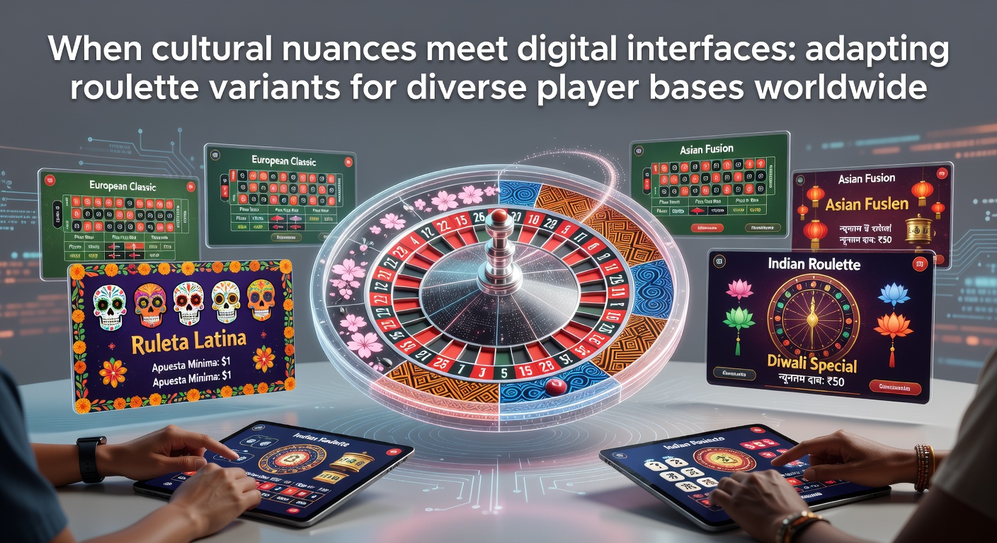 Digital roulette interface displaying cultural adaptations for global players including Asian number preferences and European betting layouts